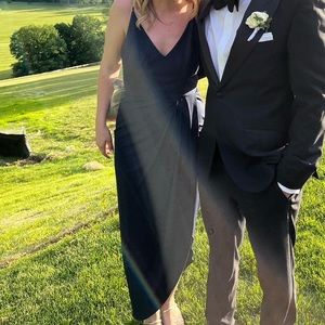 Navy BHLDN dress